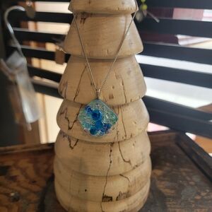 Blue and Silver Necklace